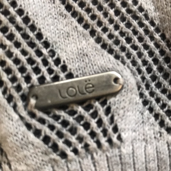 Lole Gray Cowl Neck Dress, Stretchy, Small - Picture 4 of 5